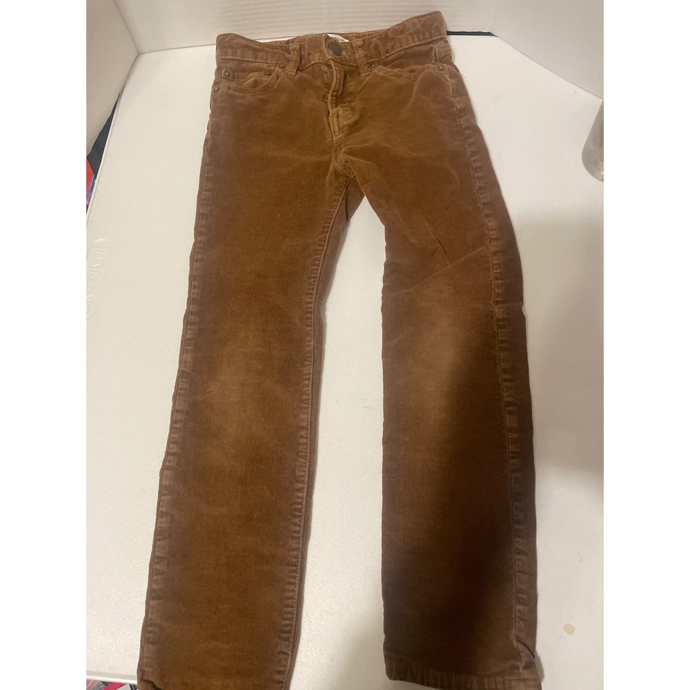 Crewcuts Brown Corduroy Pants Boys Size 7 Adjustable Waist